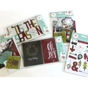 Holiday Die Cut Christmas Tags Stickers Bundle